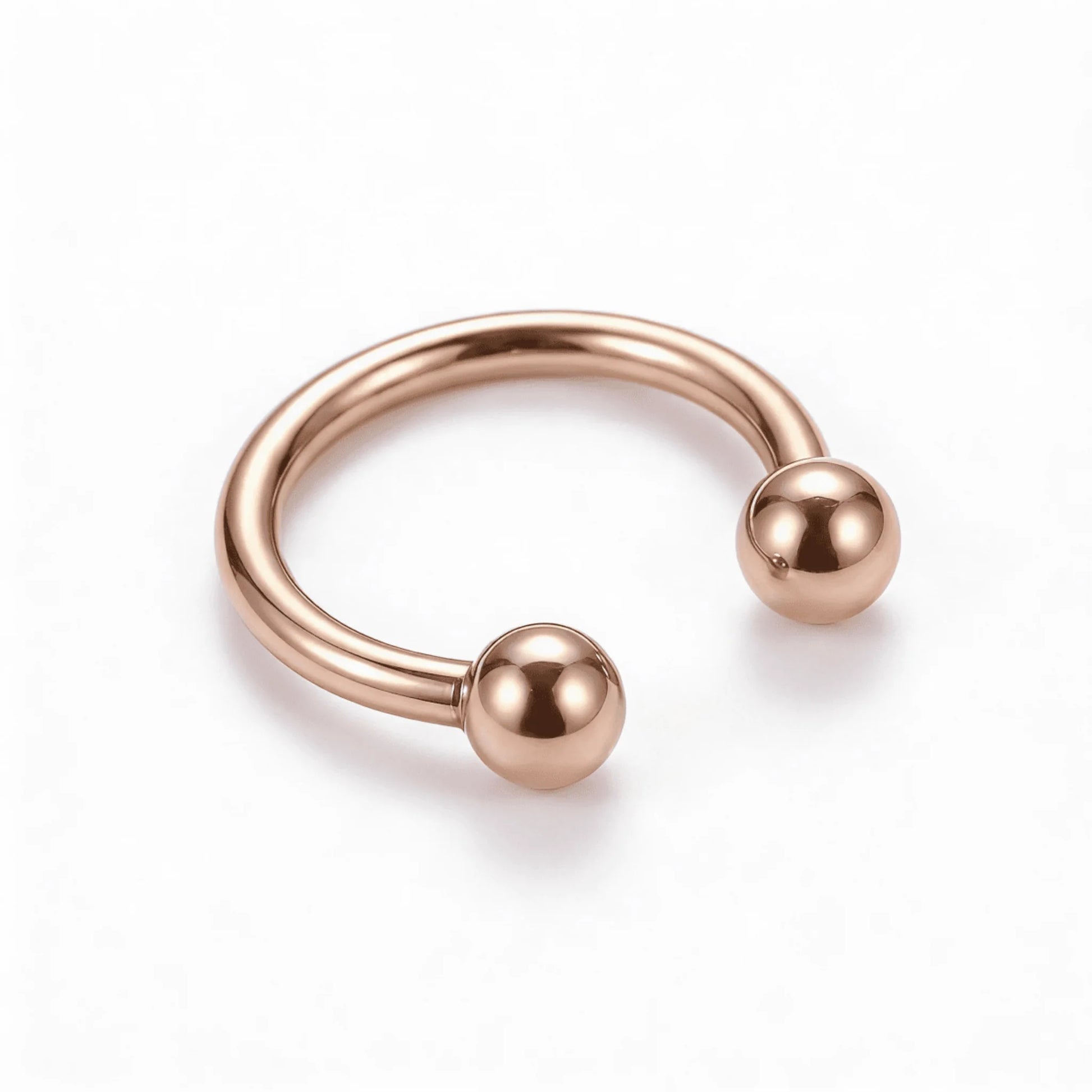 Arany színű G23 titán patkó piercing 8mm-es méretben - Modlab