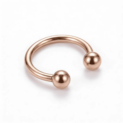 Arany színű G23 titán patkó piercing 8mm-es méretben - Modlab